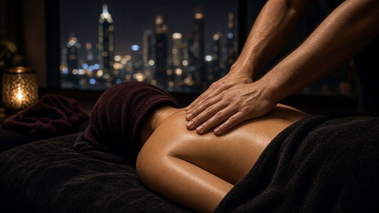 Deep tissue massage in Business Bay
