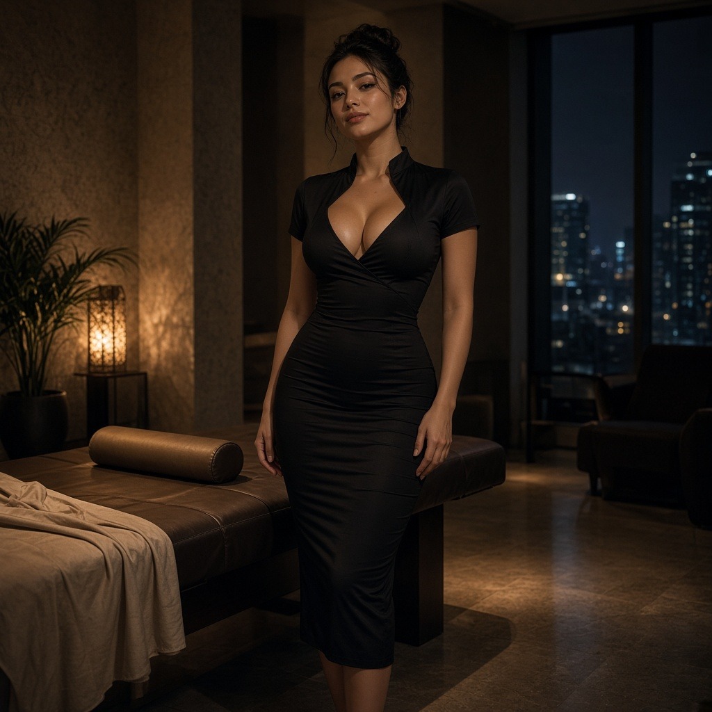 Olivya Spa massage therapist 2 at the spa in Business Bay, Metropolis Tower